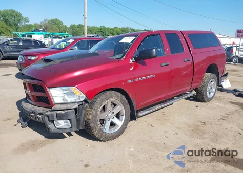 2012 Ram 1500 St z USA, uszkodzony, nr VIN 1C6RD7FT9CS326532
